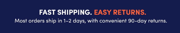 Fast shipping + 20% off essentials