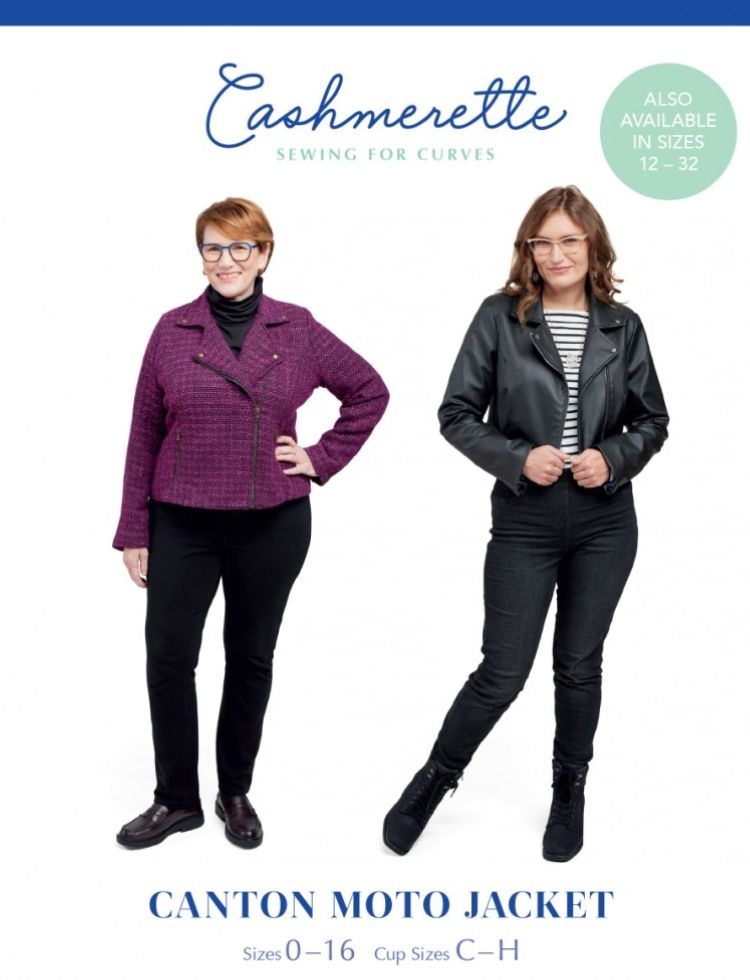 Cashmerette Sewing Pattern Canton Moto Jacket