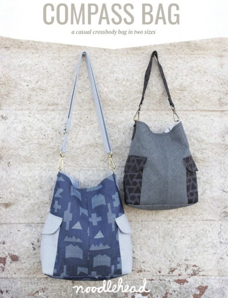 Noodlehead Sewing Pattern Compass Bag