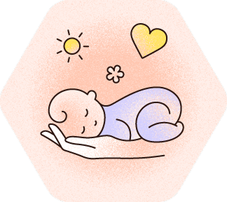 Symbol für Baby- und Familienprodukte.