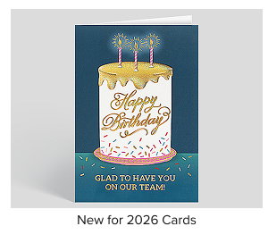 New for 2026 Birthday Cards