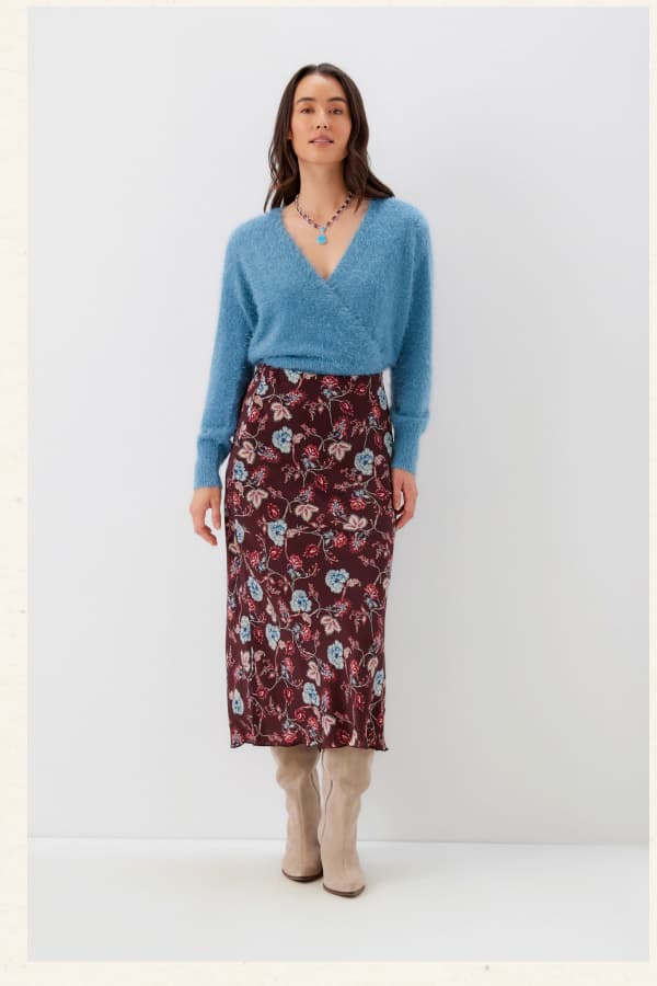 Eyelash Wrap Sweater