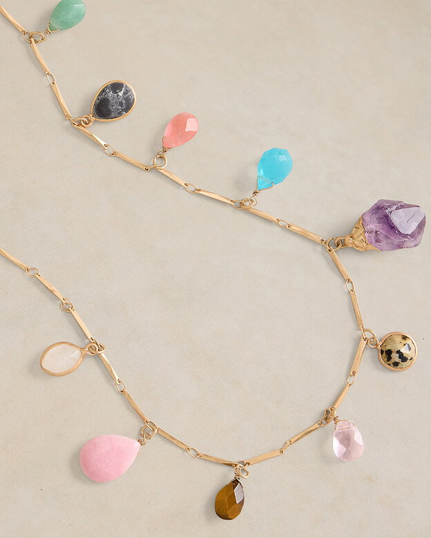 Shop Semiprecious Charm Necklace