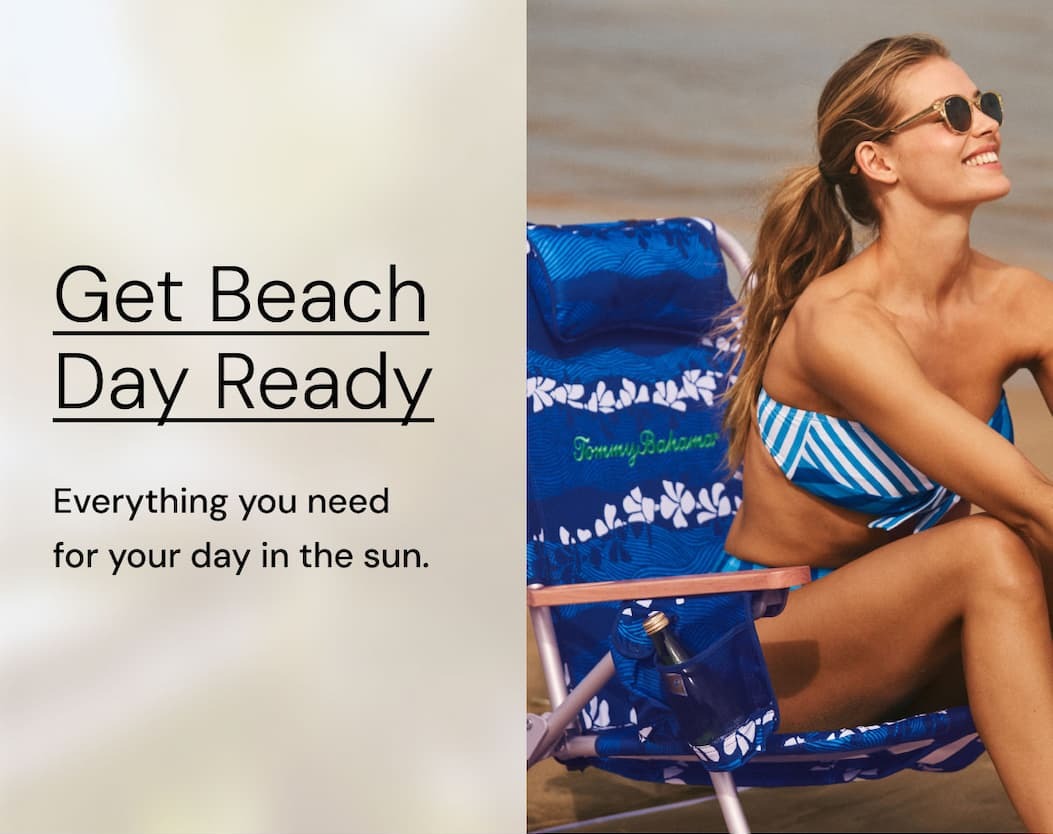 Get beach day ready. Everything you need for your day in the sun.