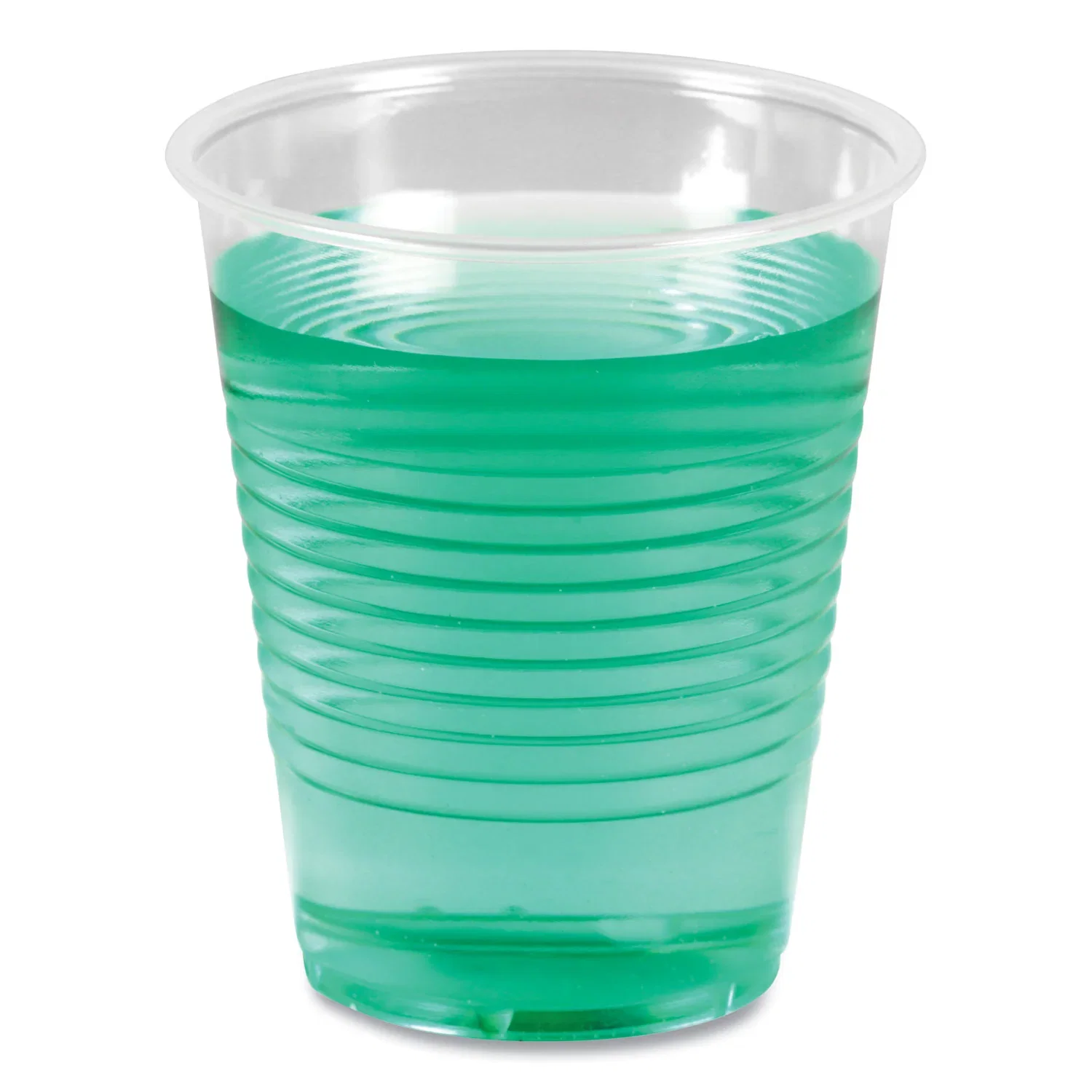 Image of Boardwalk® Translucent Plastic Cold Cups, 12 oz, Polypropylene, 50 Cups/Sleeve, 20 Sleeves/Carton (BWKTRANSCUP12)
