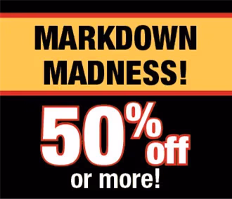 Shop Markdown Madness