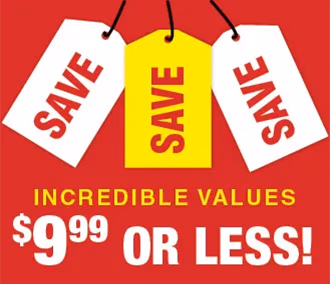 Shop Items $9.99 or Less
