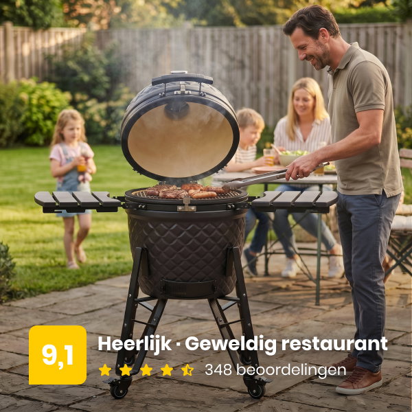 Samen rond de <mark>BBQ