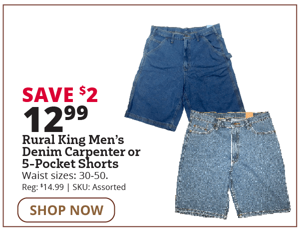 rk mens denim shorts