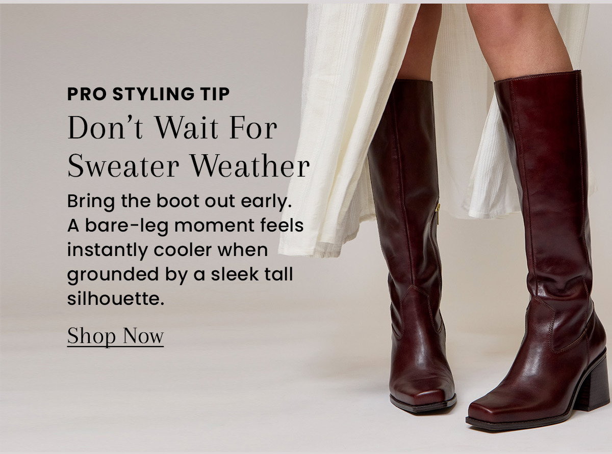 Pro Styling Tip | Don't Wait for Sweater Weather [Shop Now]