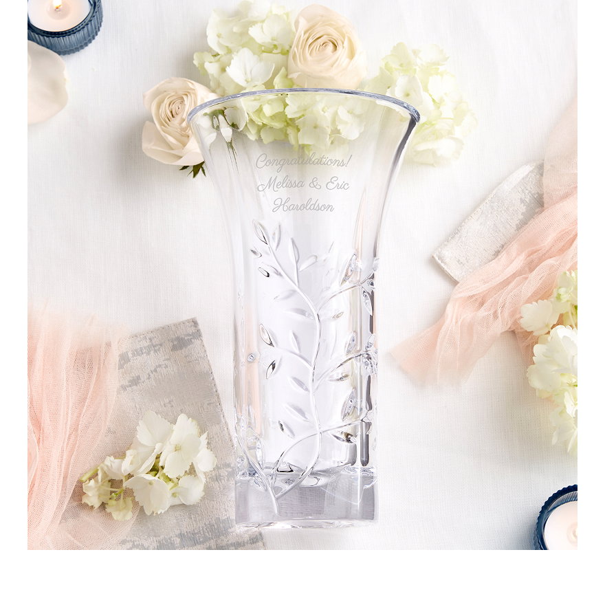 Let Love Bloom - Perfect for table settings or holding years of anniversary flowers.