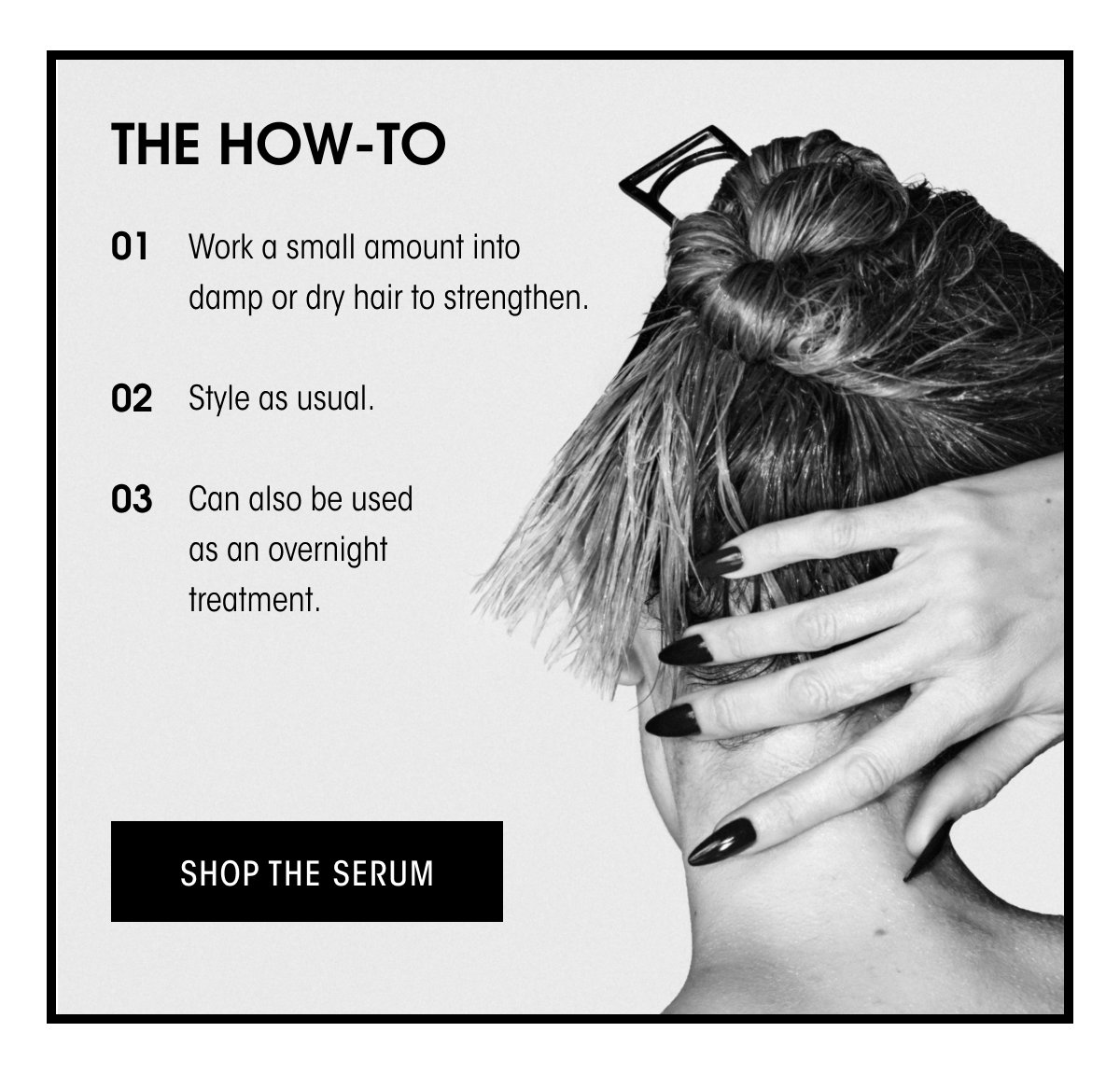 DISCOVER HAIR ALCHEMY FORTIFYING TREATMENT SERUM.