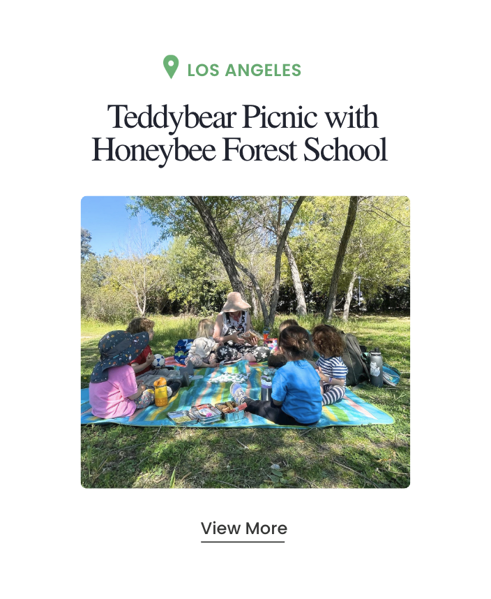 Los Angeles. Teddybear Picnic with Honeybee Forest School