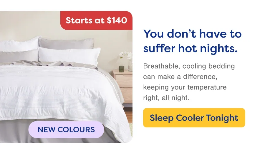 You don’t have to suffer hot nights. Sleep Cooler Tonight