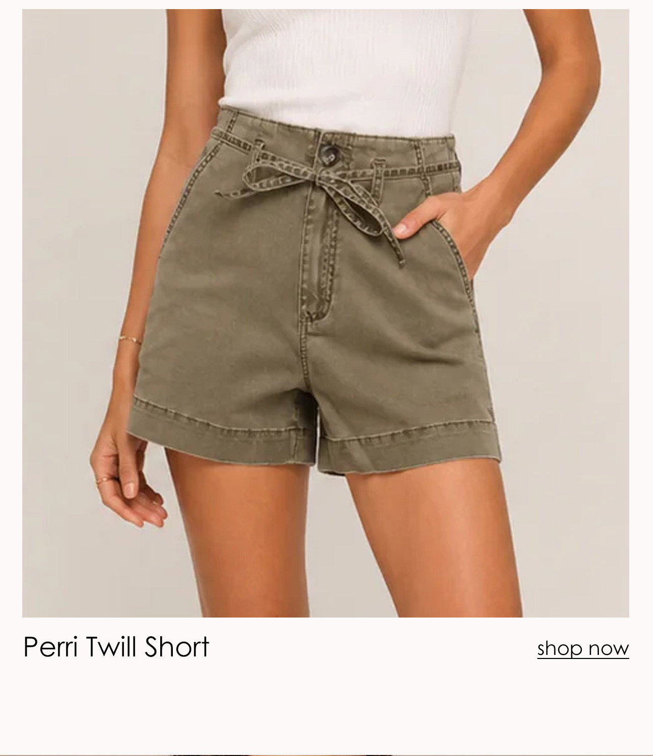 Perri Twill Short — shop now
