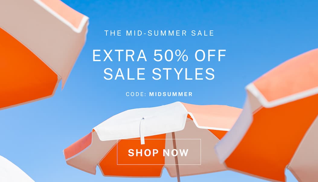 Extra 50% off sale styles with code MIDSUMMER through 7/30.