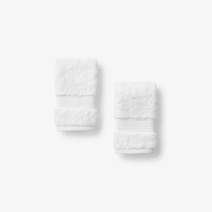 Image of Regal Egyptian Cotton Washcloths, Set of 2