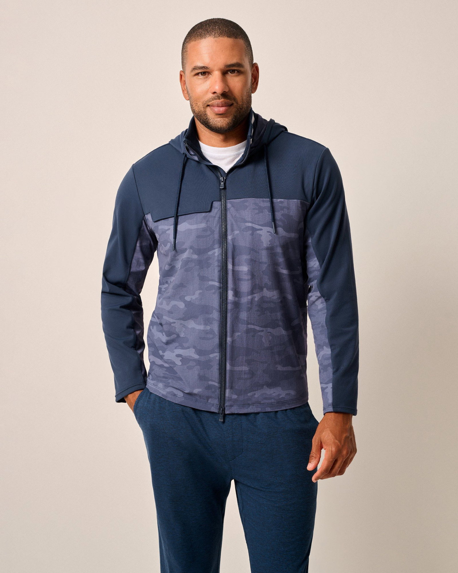Image of Callahan Hooded Performance Camo Jacket