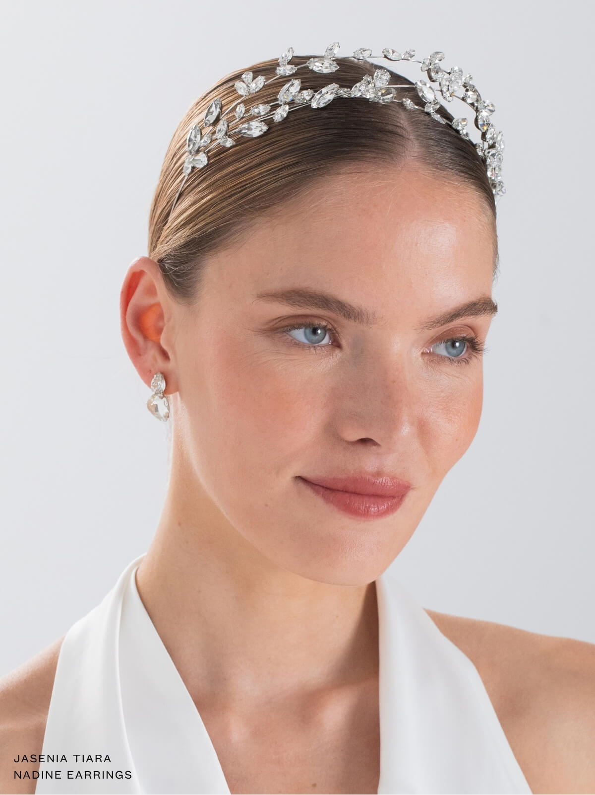 Jasenia tiara and Nadine Earrings