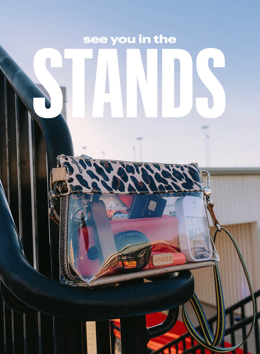 see you in the stands - shop clear bags