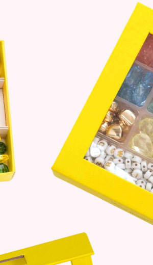 Make It Alphabet DIY Bead Kit Left Side