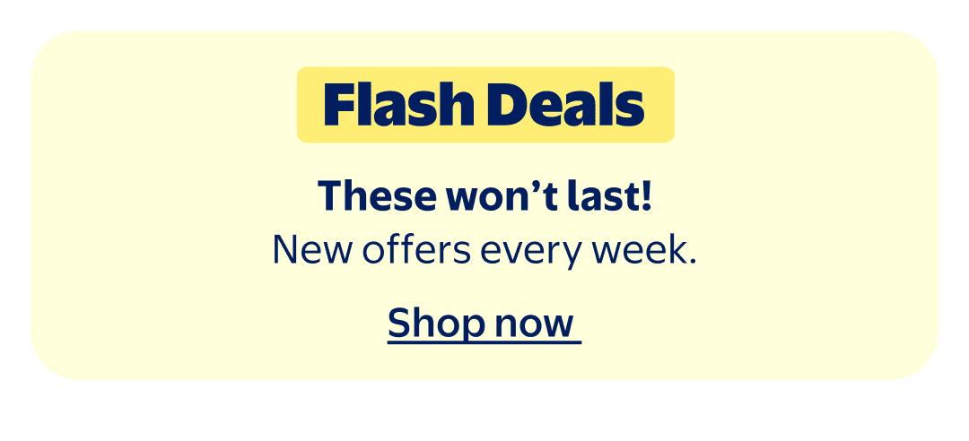 New offers every week.