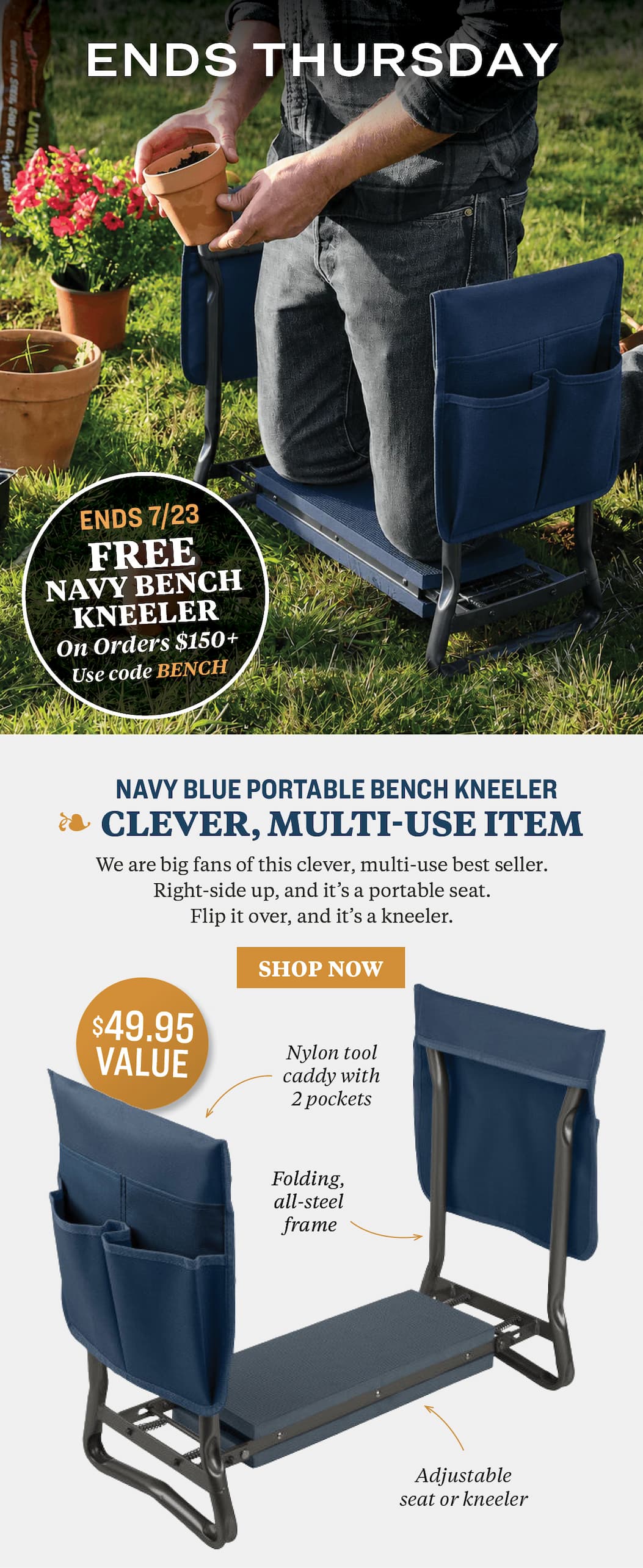 Portable Bench & Kneeler
