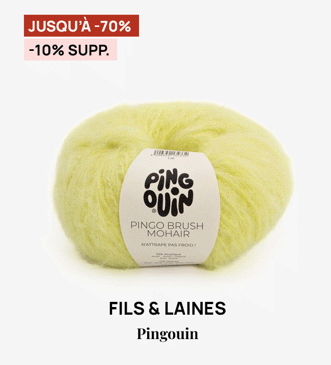 Soldes fils et laines Pingouin