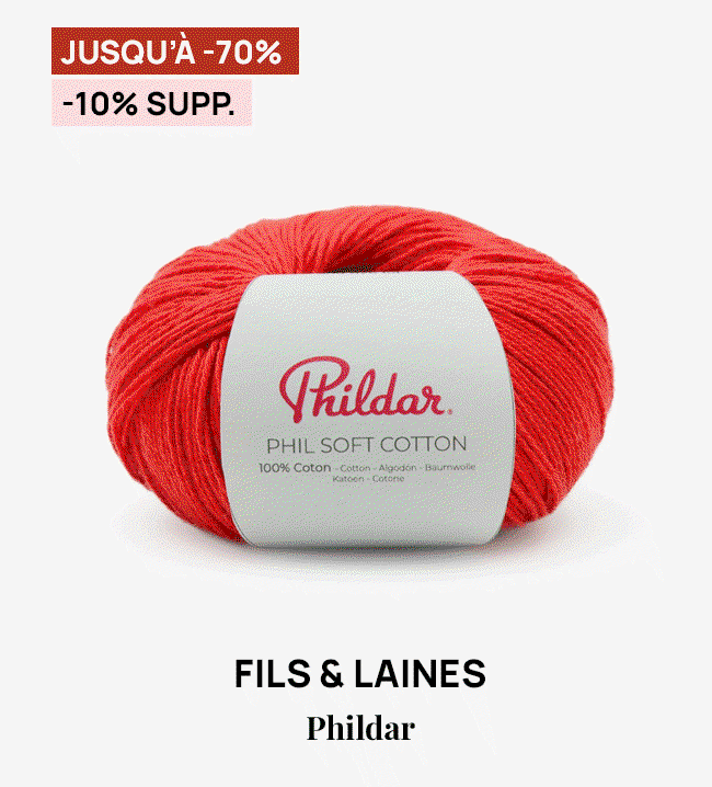Soldes fils et laines Phildar
