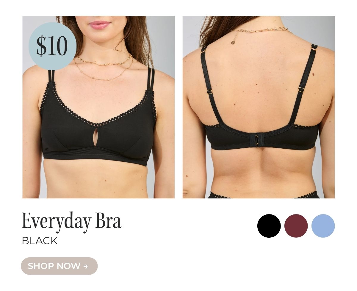 SHOP THE EVERYDAY BRA IN BLACK