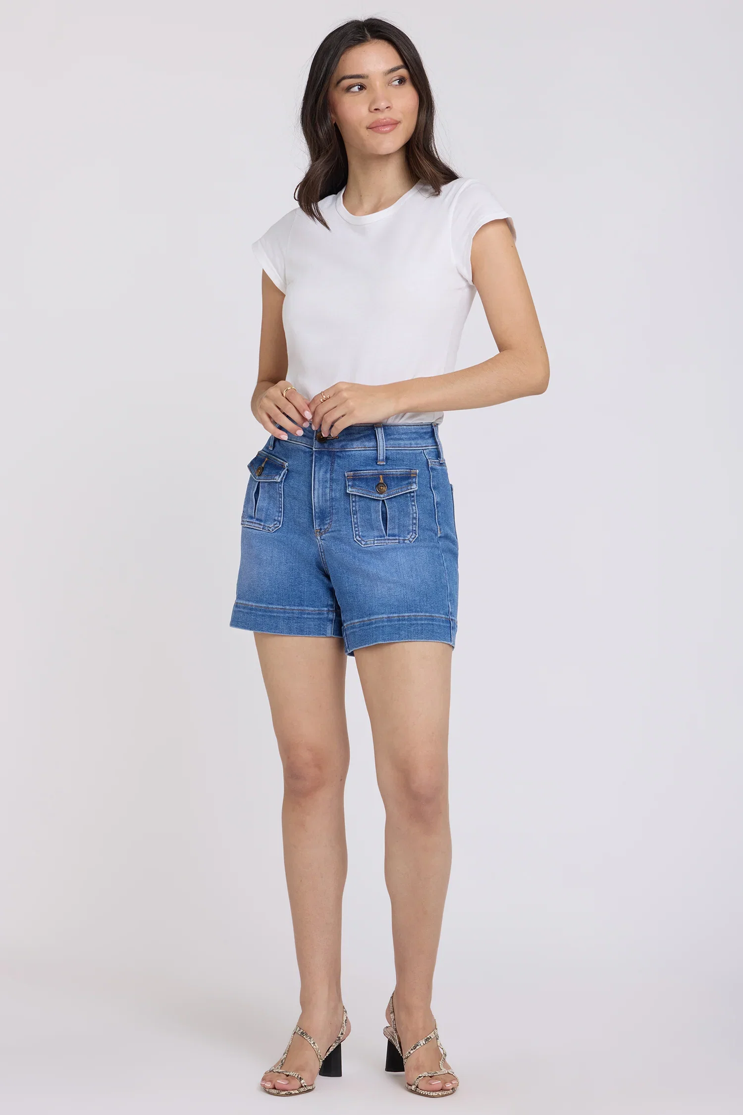 Image of Berkyn Relaxed Denim Shorts - Blue Paradise