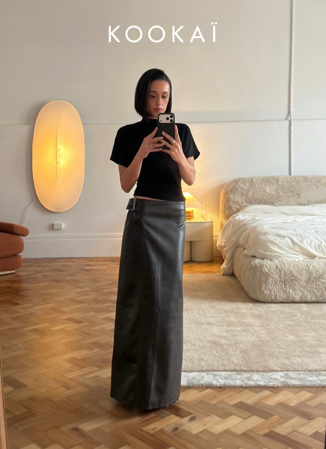 Heavy Phoenix Belted Maxi Skirt