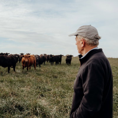 John Wood on the Farm