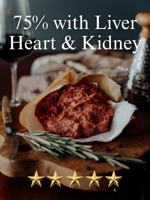 75% Lean with Liver Heart and Kidney