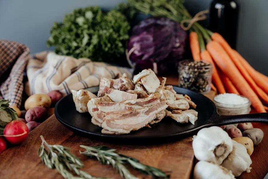 Image of Sugar Free Pork Bacon Ends - 1 lb.