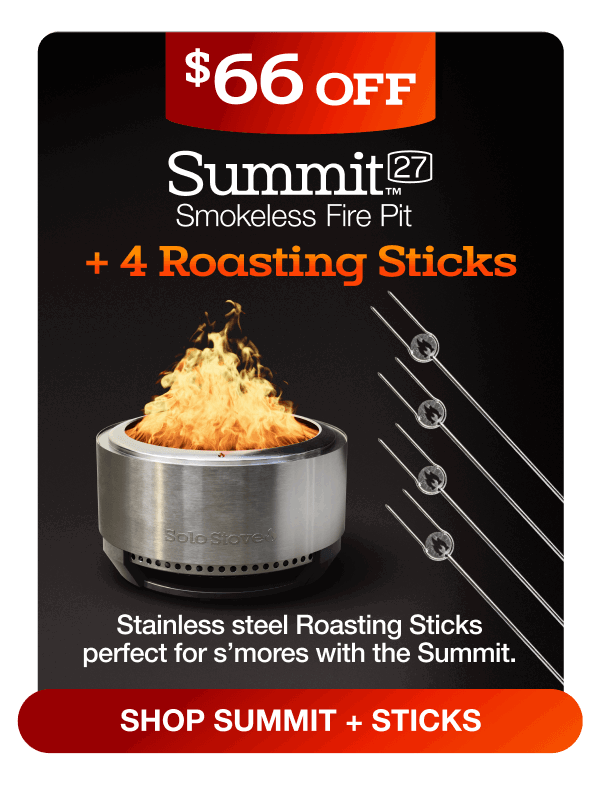 Summit 27 Fire Pit + Roasting Sticks Bundle