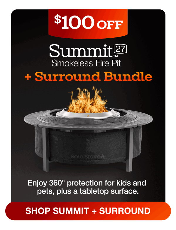 Summit 27 Fire Pit + Surround Bundle