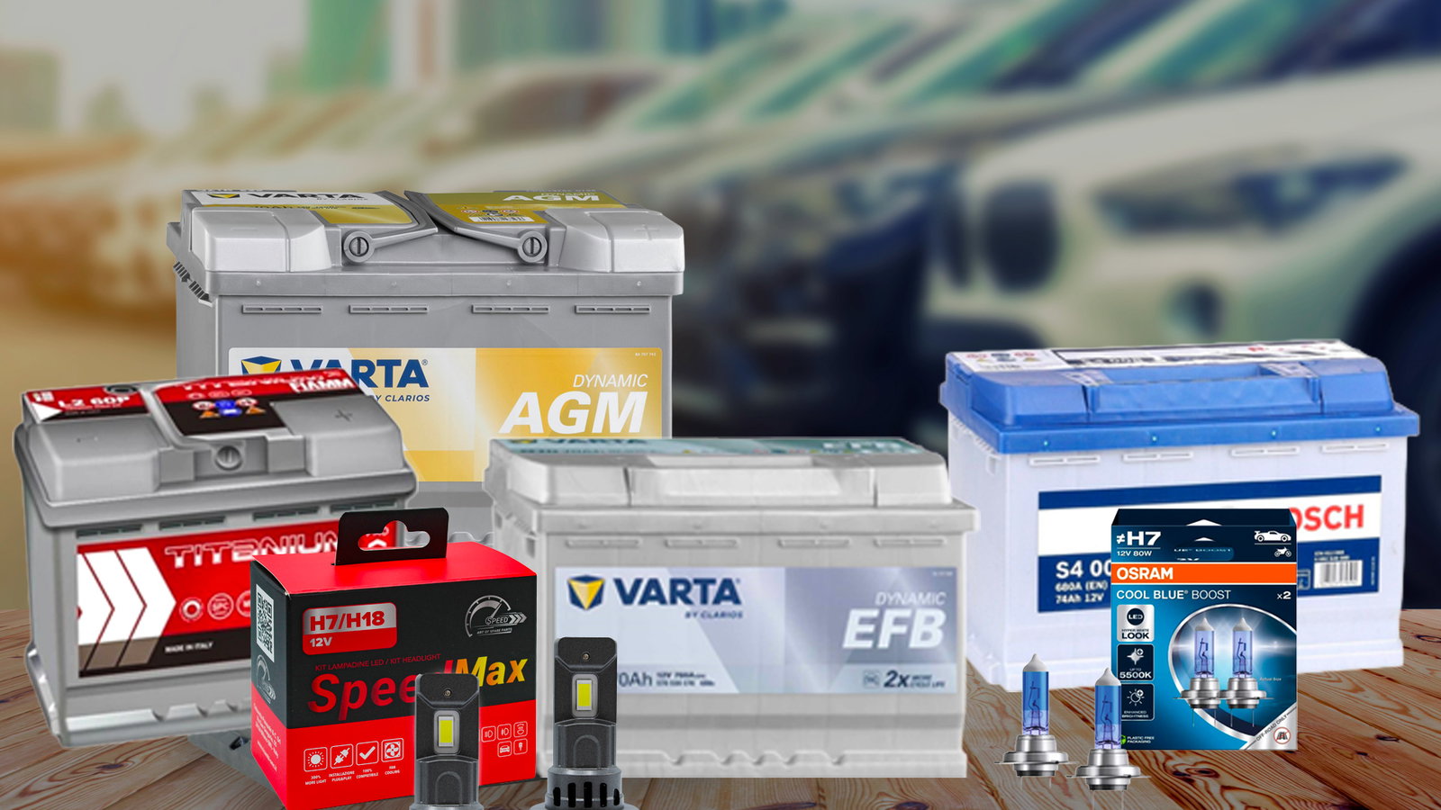 Batterie delle migliori marche e lampadine, fai un check up alla tua auto prima di partire per le vacanze