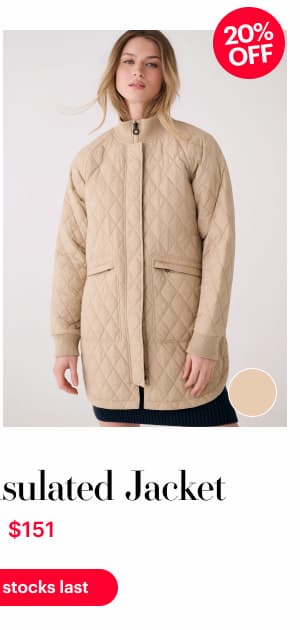3/4 Bomber Insulated Jacket