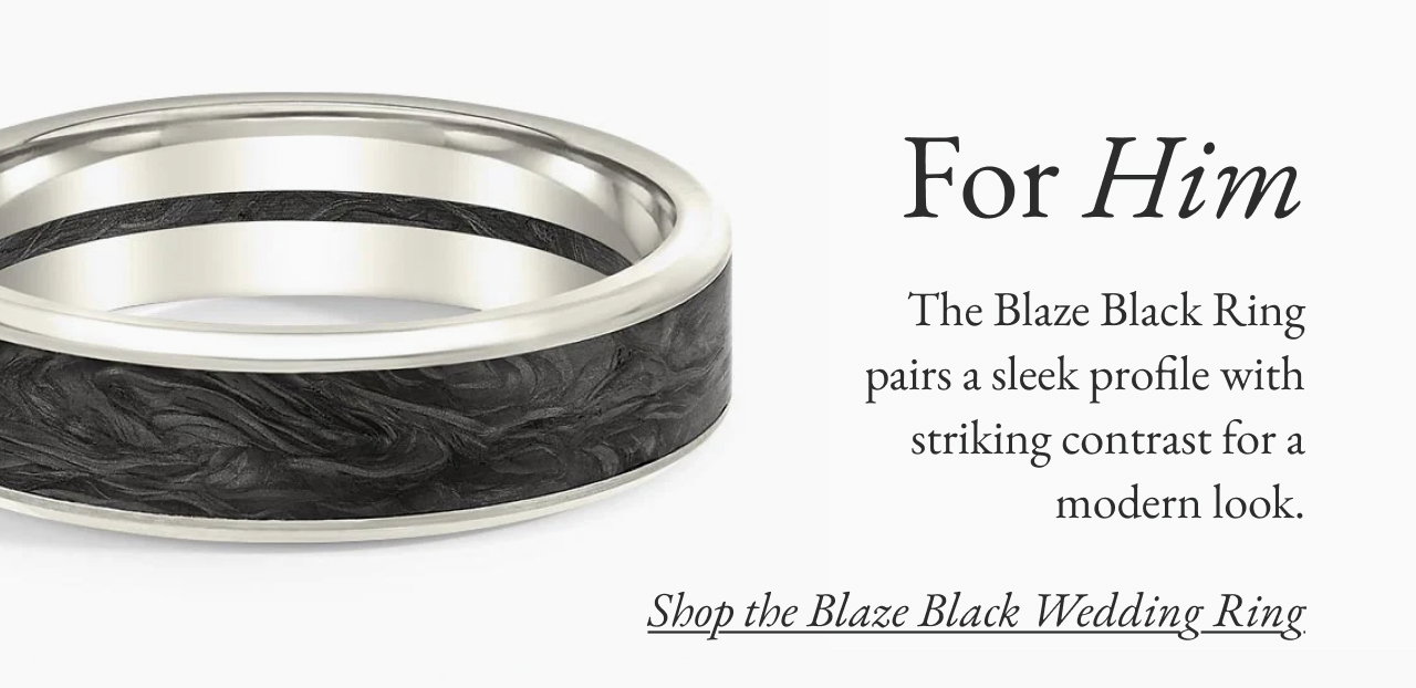 Shop the Blake Black Wedding Ring