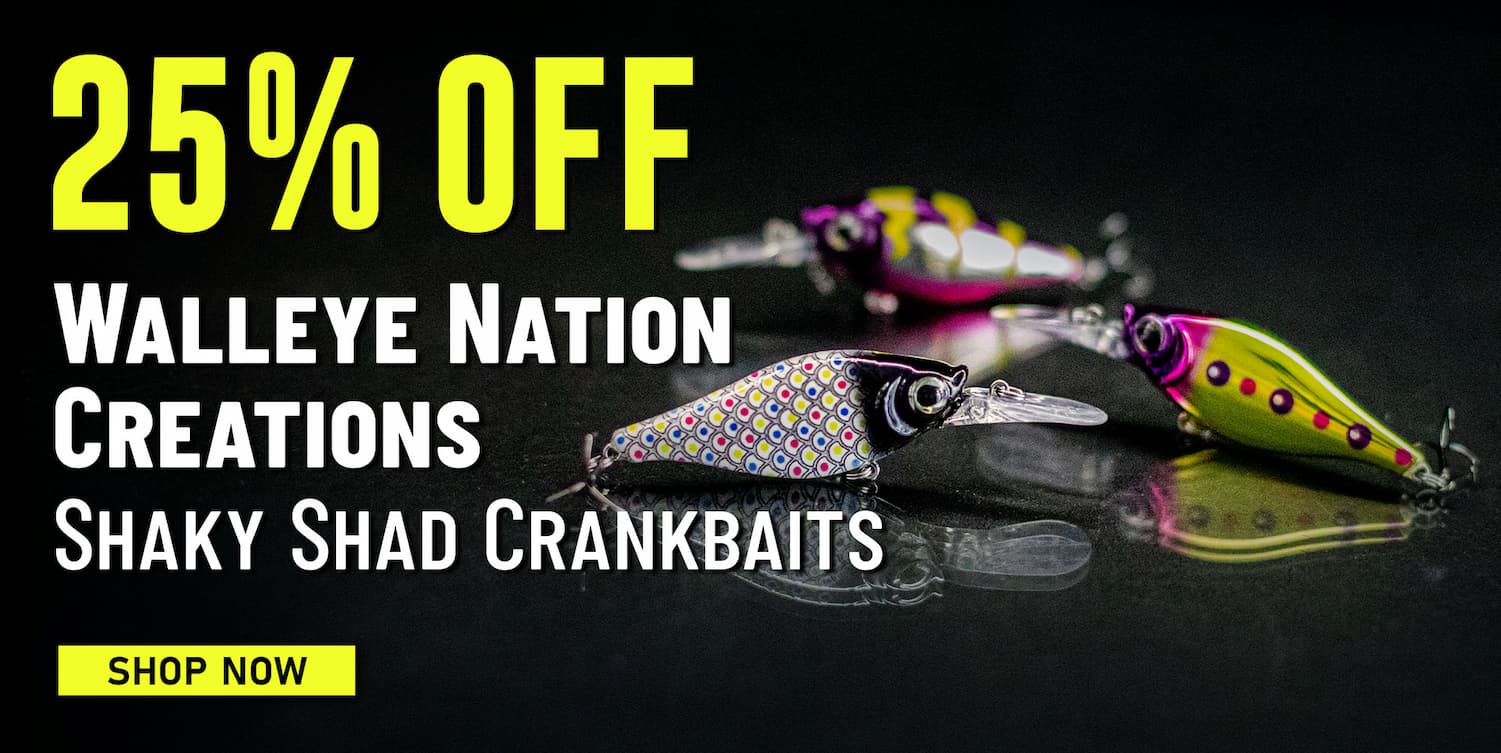 25% Off Walleye Nation Creations Shaky Shad Crankbaits Shop Now
