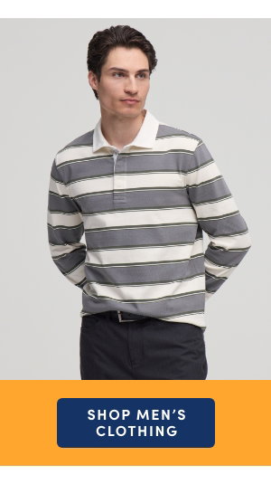 Men's Clothing Take 25% off full-priced* items