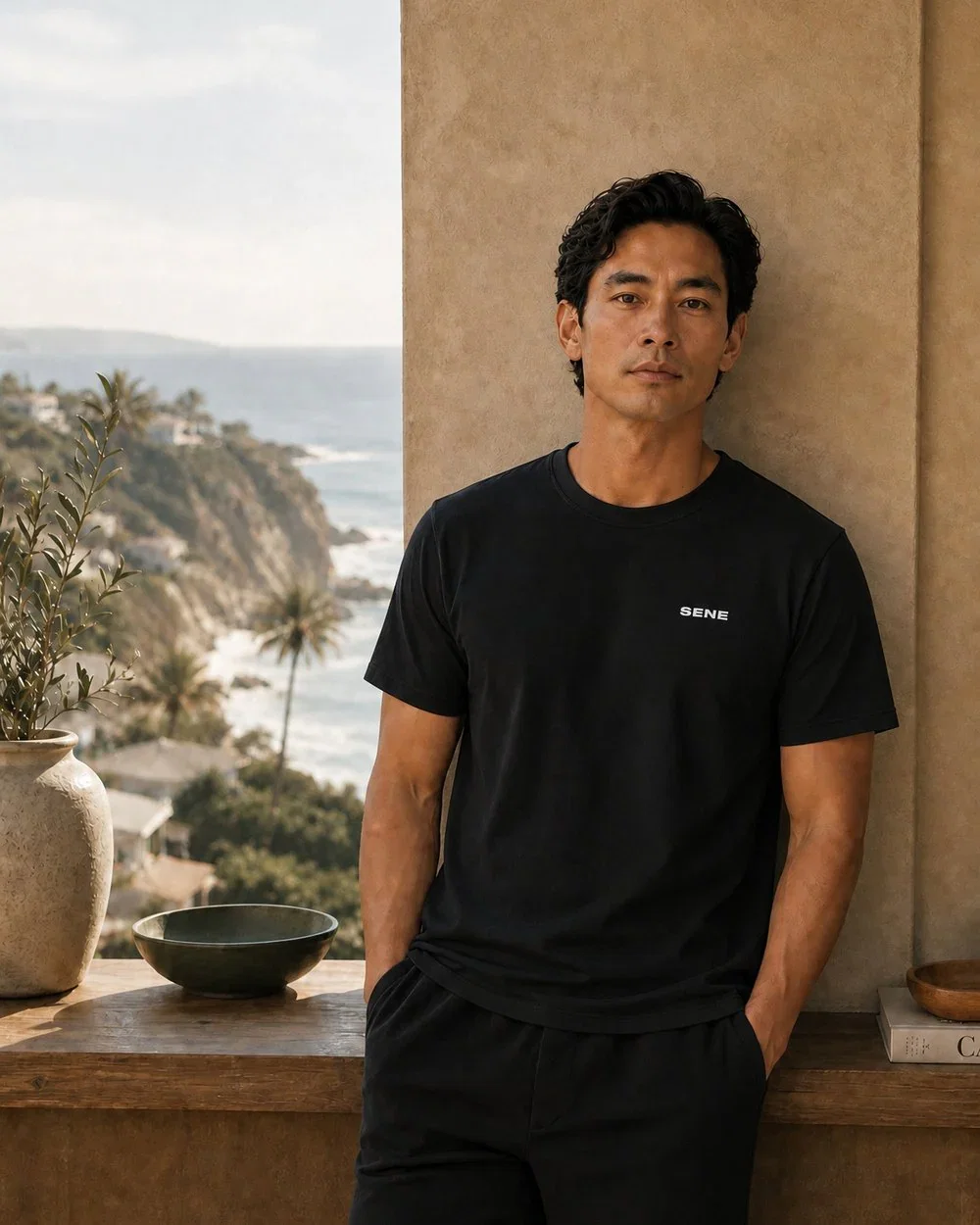 CoolTech Crew T-Shirt in Black