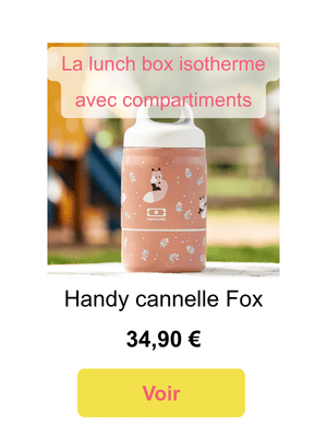 Visuel Lifestyle boîte à goûter à compartiments