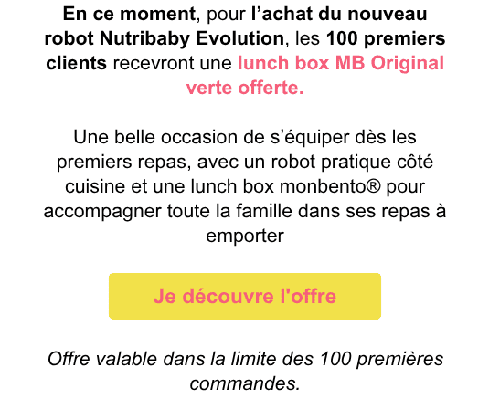 Visuel Offre de Babymoov 