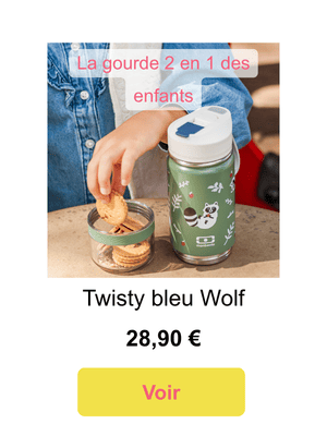 Visuel lifestyle gourde 2 en 1 Twisty