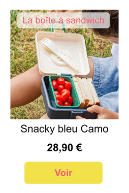 Visuel lifestyle boite à sandwich bleu Camo