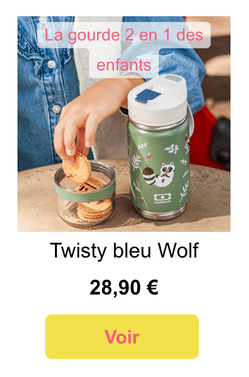 Visuel lifestyle gourde 2 en 1 Twisty