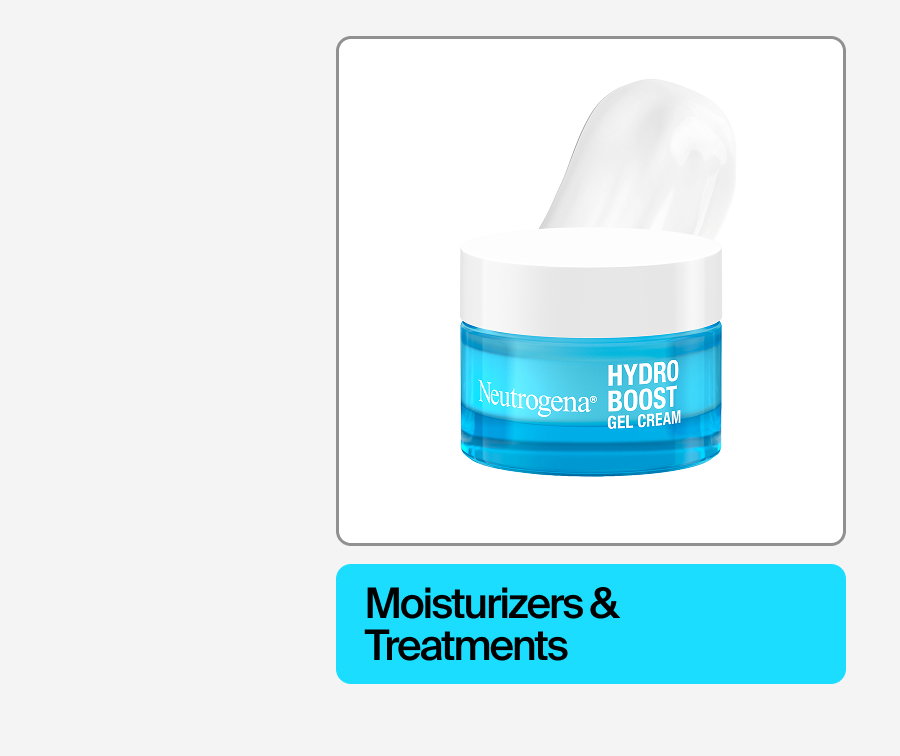 Neutrogena® Hydro Boost Gel Cream Front of Pack and Texture Swatch