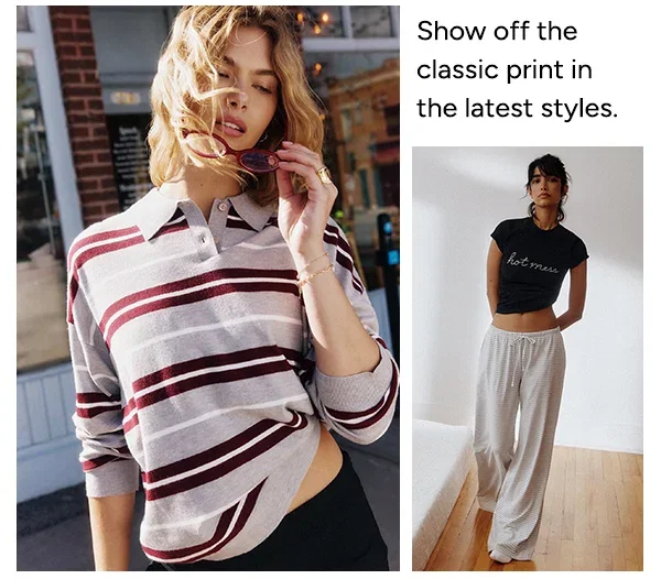 Show off the classic print in the latest styles.